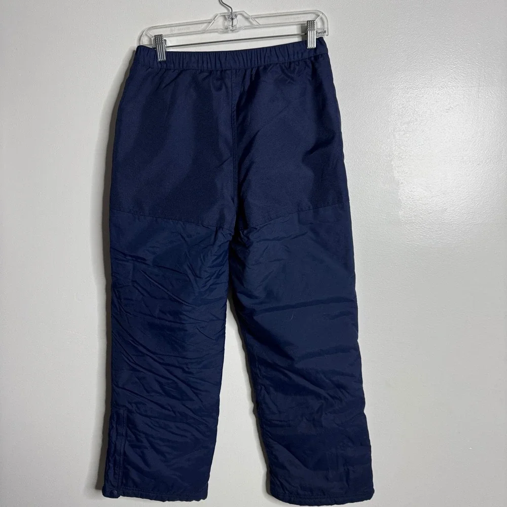 Kids L L Bean Navy Blue Insulated Snow Pants Size 14 Waterproof‎ Winter Gear